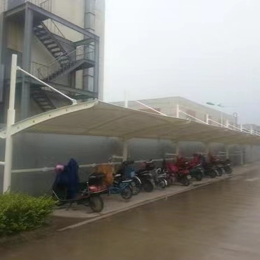 立柱拉杆电动车蓬